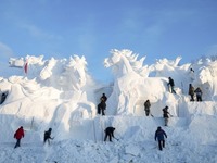 第37届太阳岛国际雪雕艺术博览会试开园