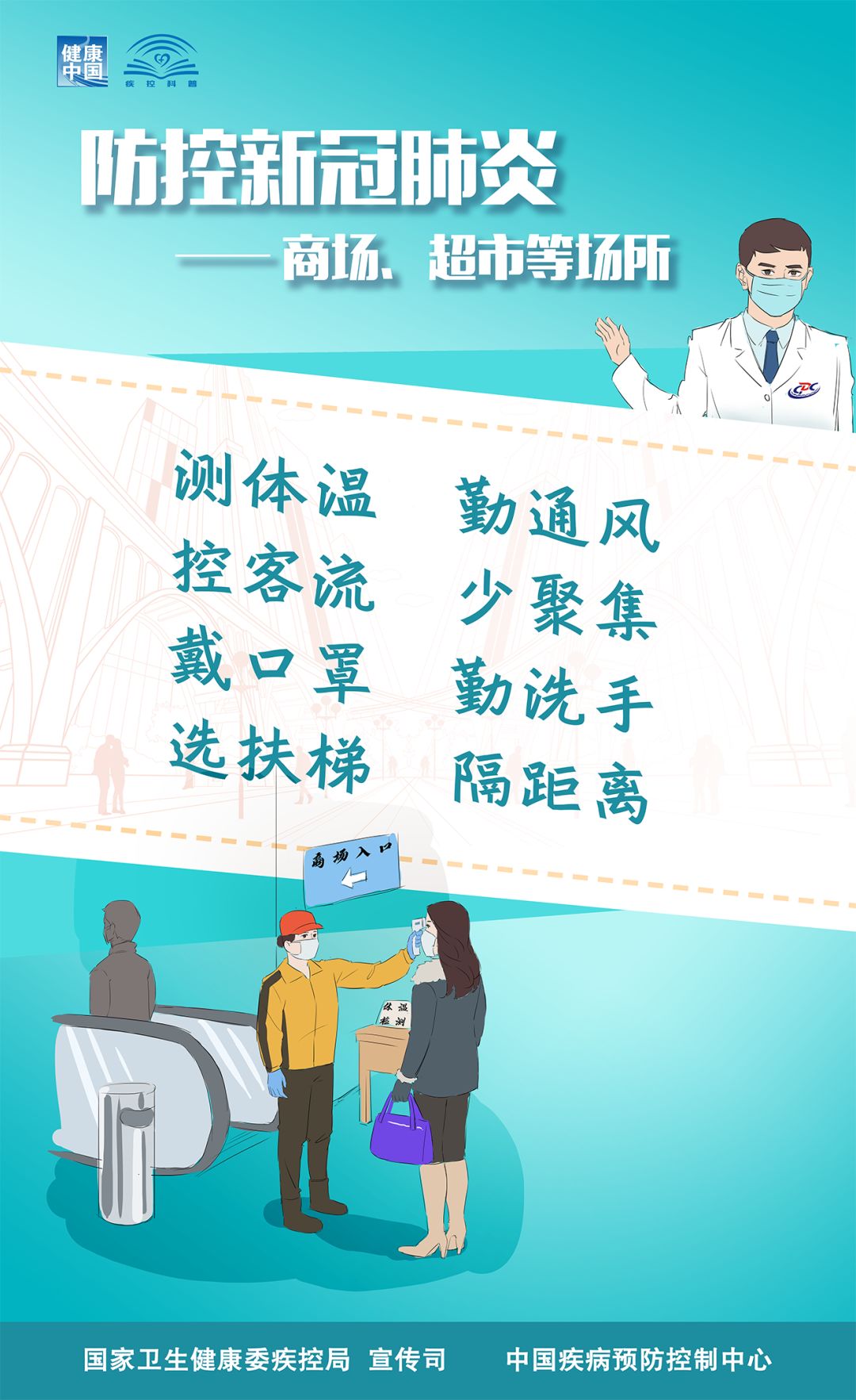 依法精准防控新冠肺炎疫情系列海报（第一辑）【新型冠状病毒科普知识】（266）