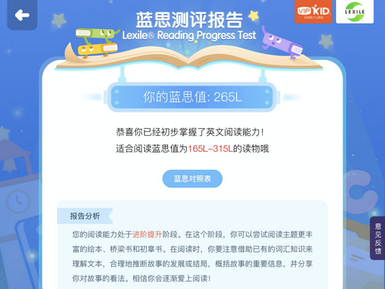 行业首创！VIPKID与蓝思（Lexile）达成深度战略合作，数十万学员可免费测