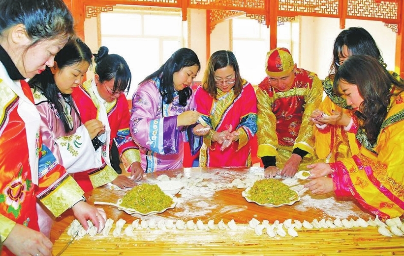 雾凇冰雪展芳姿 乌拉古城焕新颜