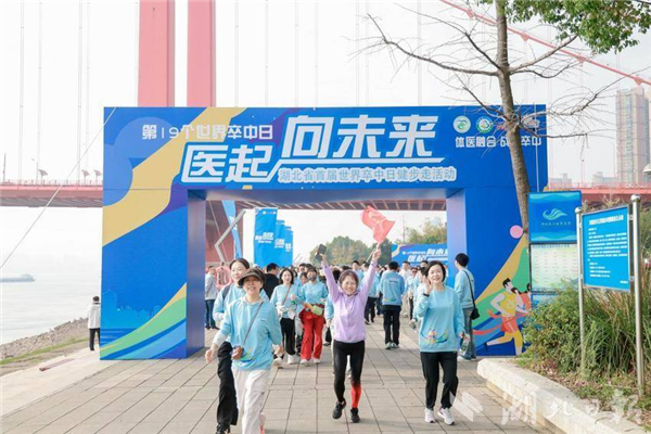 医起向未来 湖北省首届世界卒中日健步走活动成功举办