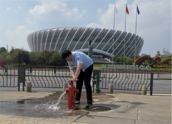 武汉城投水务集团：国庆坚守岗位奋战一线 以实干为武网公开赛护航