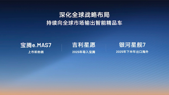 淦家阅解析吉利271万辆的年销目标：银河将推5款新车 挑战百万销量