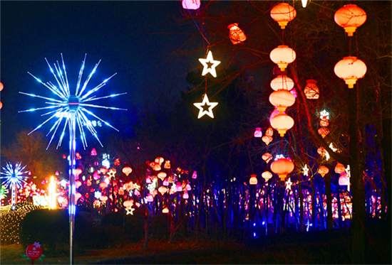 延吉阿里郎广场：璀璨夜景迎客来