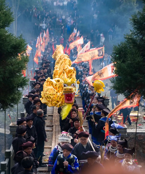 贵州三穗寨头村庆祝“二月二禳桥节” 传承文化祈吉祥_fororder_640 (5)