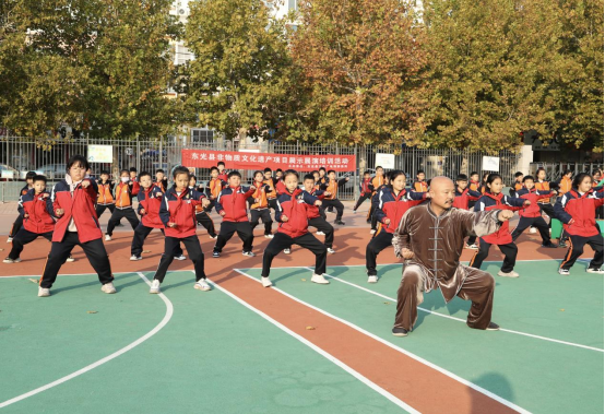 河北东光：传承非遗文化 点亮校园风采