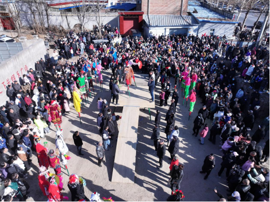 保定徐水区：传统非遗过新年 民间花会闹新春