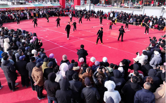 保定徐水区：传统非遗过新年 民间花会闹新春