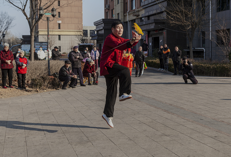 河北阜平：鼓乐齐鸣年味浓 非遗武术闹新春