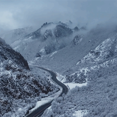 青海乐都：森林公园雪景美如画