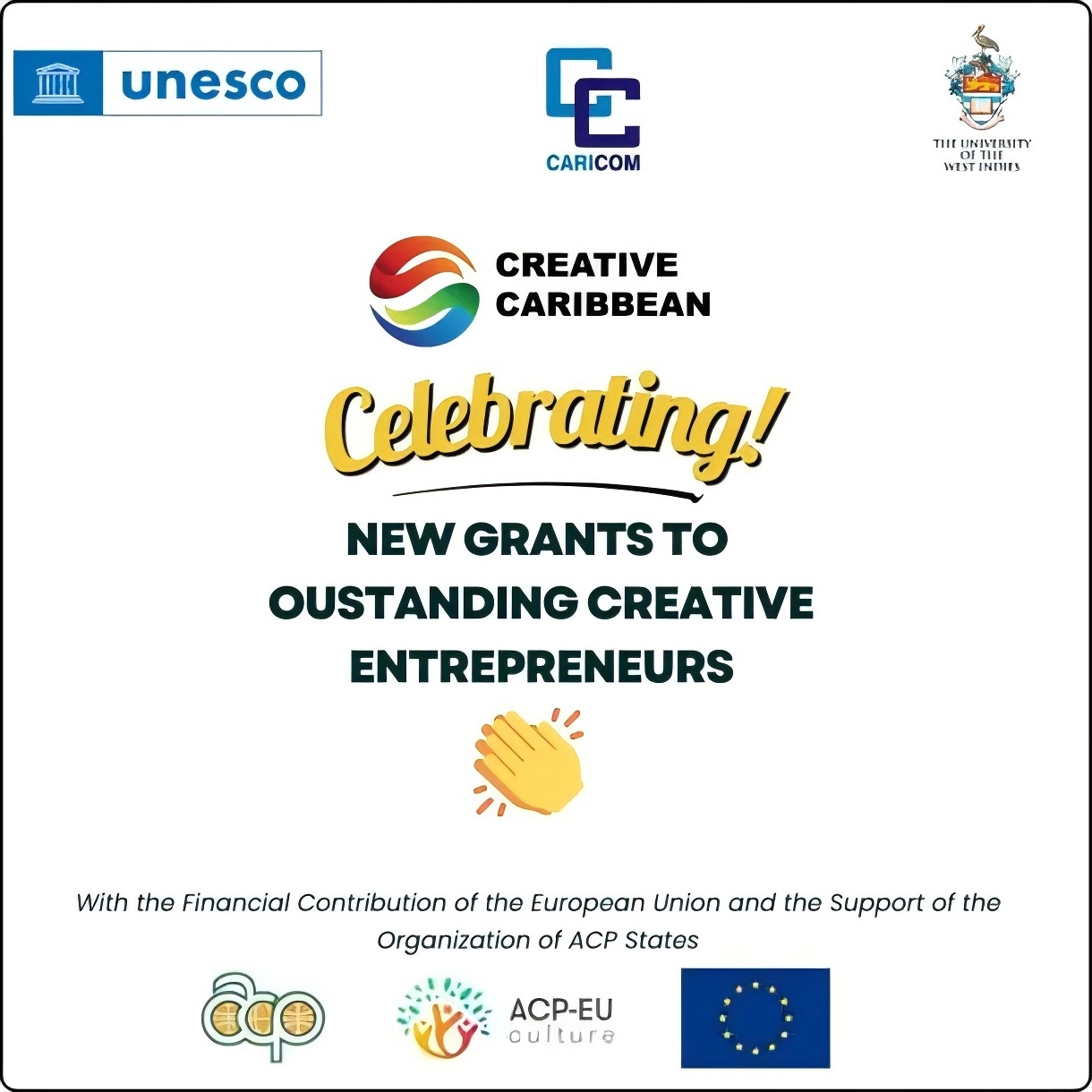 Creative Caribbean Project Awards Second Round of Grants to Creative Entrepreneurs Across the Region