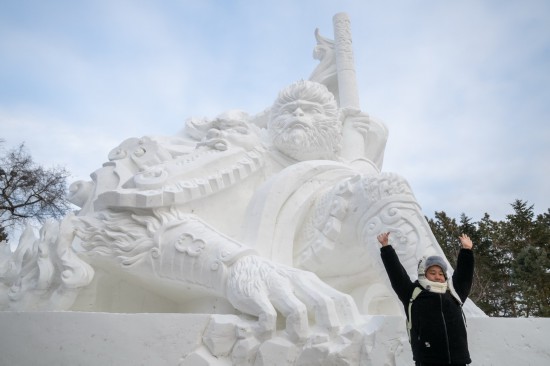 第37届太阳岛国际雪雕艺术博览会试开园