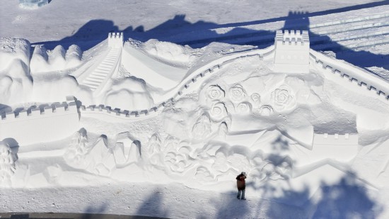 第37届太阳岛国际雪雕艺术博览会试开园