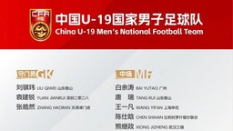 中国U19男足即将开启集训并参加国际邀请赛