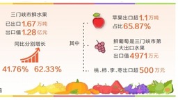 前三季度三门峡水果类出口额保持全省第一