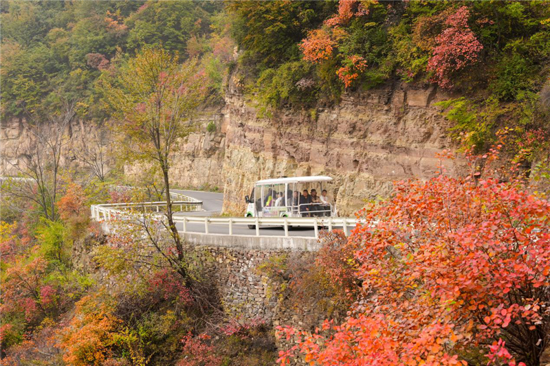 安阳林州：太行大峡谷秋景美如画