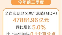 2024年前三季度河南省GDP同比增长5.0%