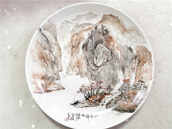 天下名胜入盘来 晴川阁展出景盘艺术_fororder_01