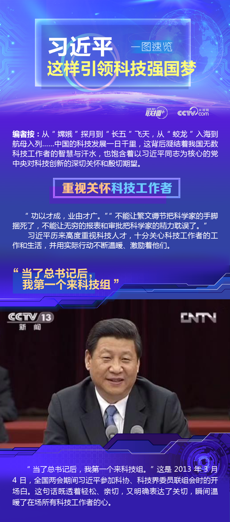 一图速览！习近平这样引领科技强国梦