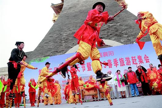 襄阳喜庆民俗节日“穿天节”