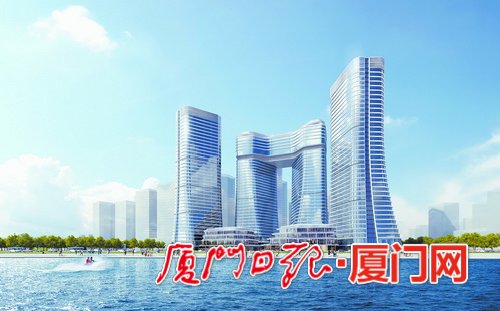 【厦门】【移动版】【Chinanews带图】感受“双千亿”建设速度 厦门金融巨无霸每6天长高1层