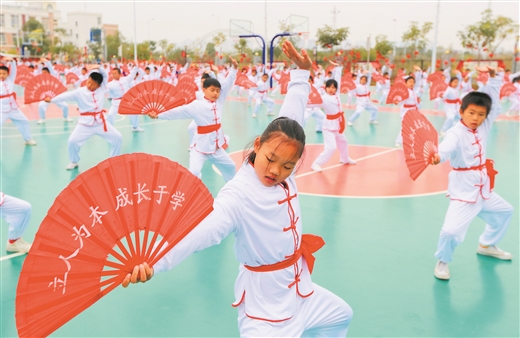 来宾市以武术教育为切入点开发学生潜能