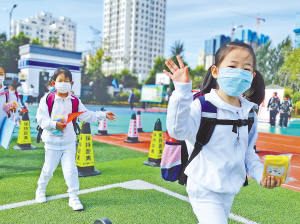 你好，新学期！ 哈市80多万名中小学生开学返校