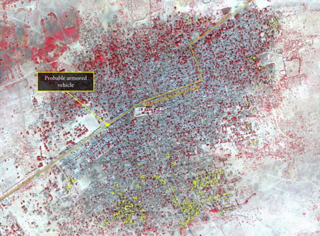 卫星图显示“博科圣地”屠城惨状 3000余建筑被毁