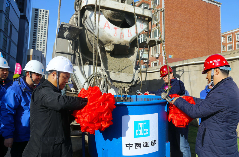 中建铁投集团在沈贡献308米高新地标