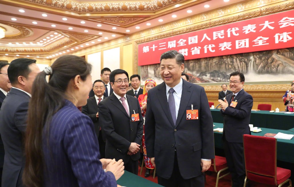 习近平在甘肃代表团强调，这项工作越到最后时刻越要响鼓重锤