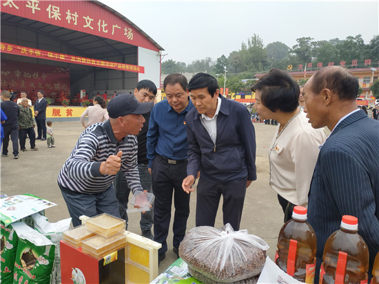 【B】平顶山市鲁山县：干部下乡团购 群众订单生产