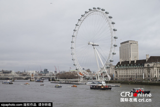 英国重演“国葬仪式” 纪念丘吉尔逝世50周年