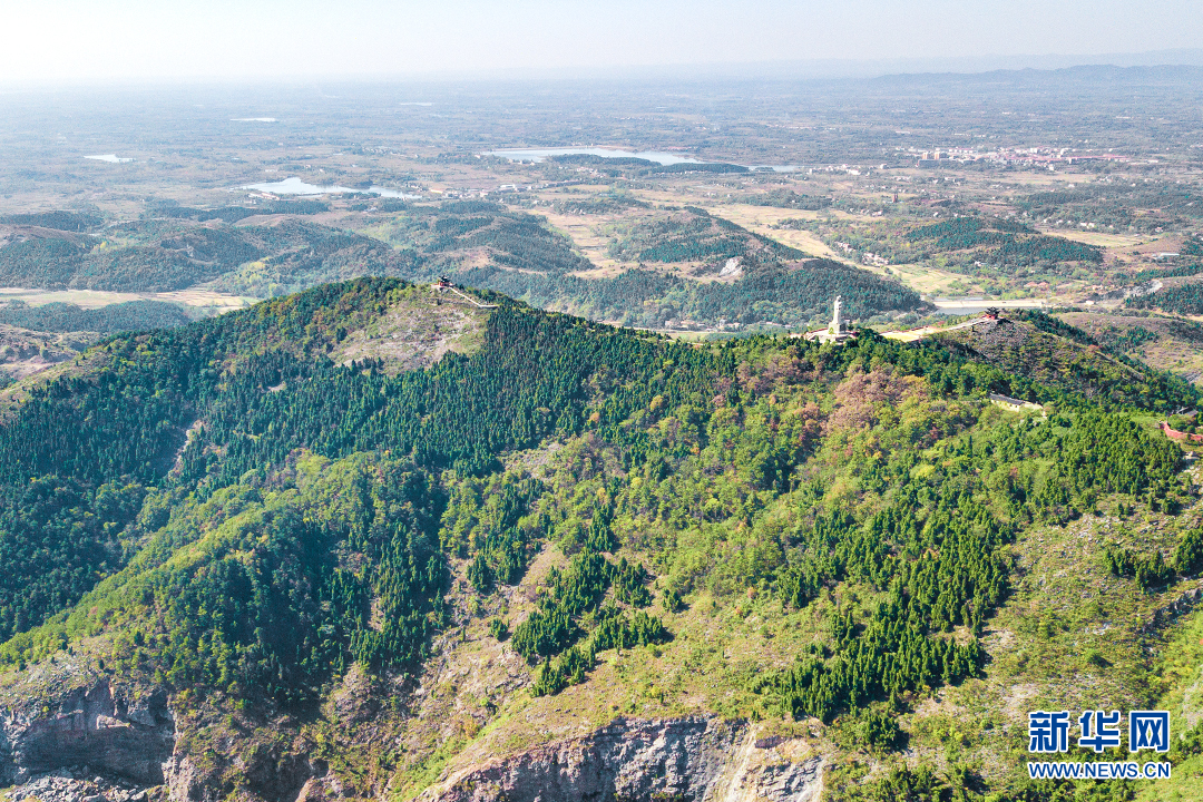 航拍安陆白兆山 寻太白遗风