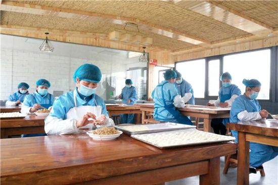 【B】平顶山市鲁山县：“蒲公英”饺子打开脱贫致富新局面