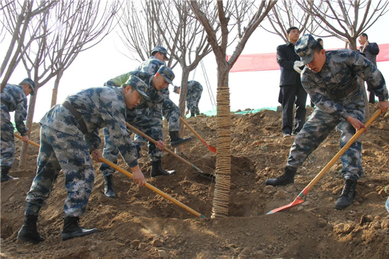 600余人种下1600多棵树 西安雁塔建设绿色家园打造幸福南城