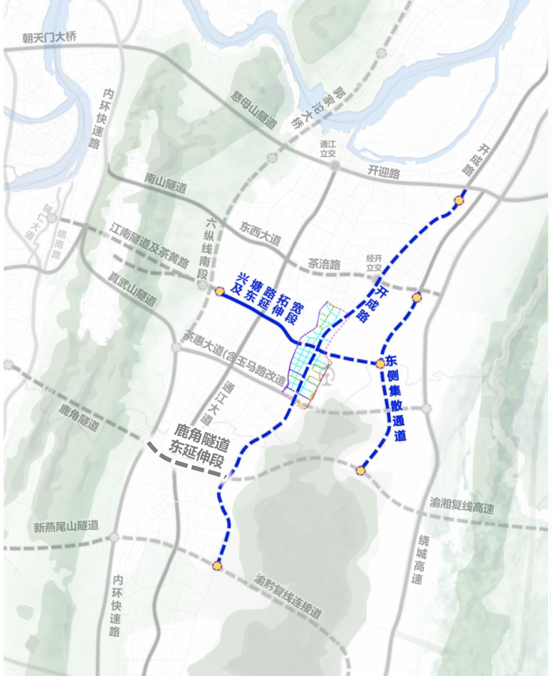 【加急】【B】三条骨架道路开工 重庆东站建设提速