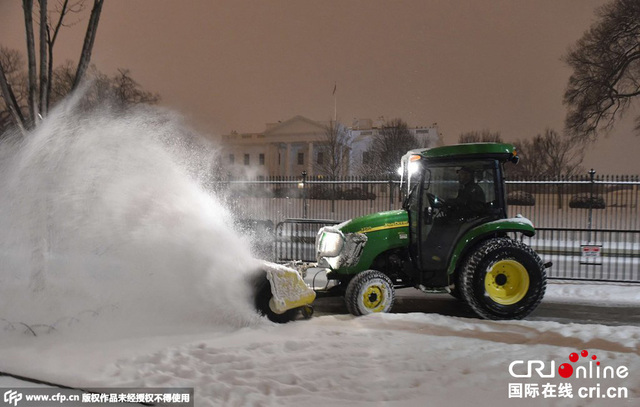 美国东北部3周内遭遇4场暴风雪 风暴向西南蔓延