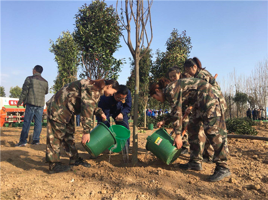 植树增绿 美化西咸∣2019年西咸新区春季义务植树活动在泾河新城举办