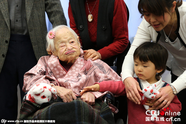 世界最长寿老人庆祝117岁生日