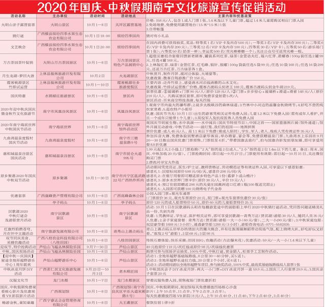 多彩活动迎“双节”景区优惠措施多