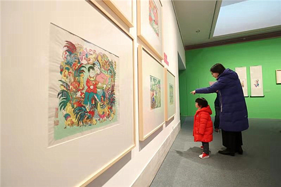 （供稿 节庆会展列表 三吴大地苏州 移动版）“南桃北杨”年画展亮相苏州美术馆