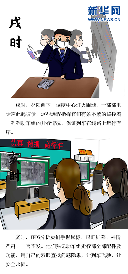 漫画：“漫说”口罩下的动车十二时辰