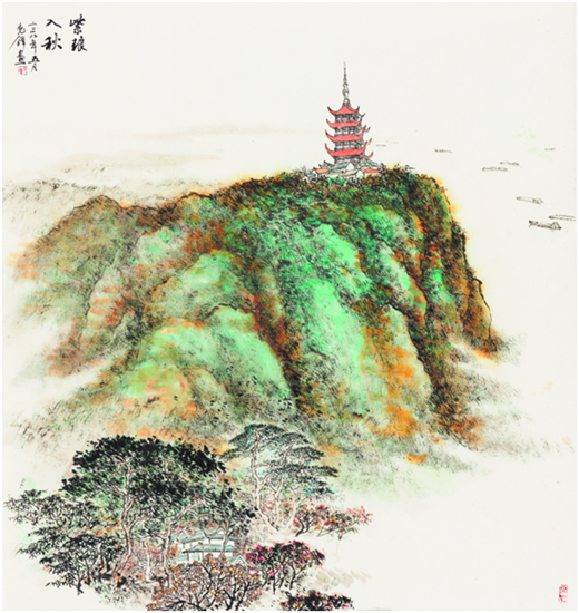 （供稿 文体列表 CHINANEWS带图列表 移动版）郑先锋山水画展将亮相南京荔枝艺术馆