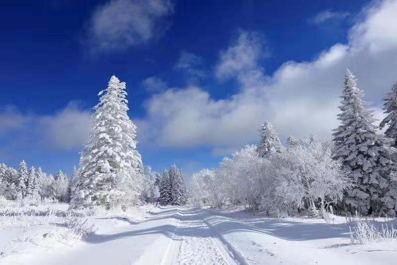 吉林安图老岭雪乡起欢声