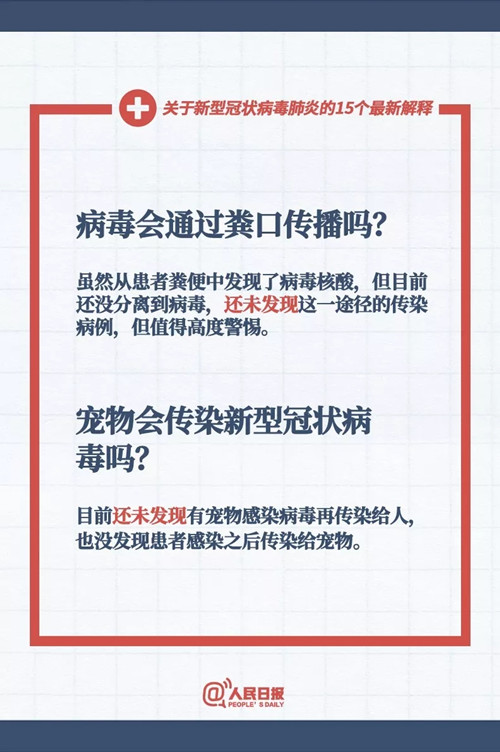 转扩！关于新型冠状病毒肺炎的15个最新解释