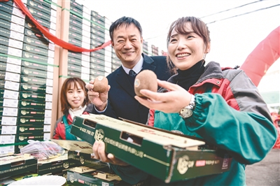 沈阳水果市场繁荣 果篮丰盛_fororder_水果