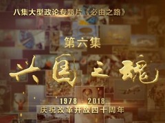 大型政论专题片《必由之路》第六集 “兴国之魂” 四分钟速览