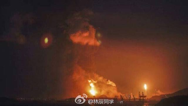 网曝福建古雷PX化工厂爆炸 暂无人员伤亡报告