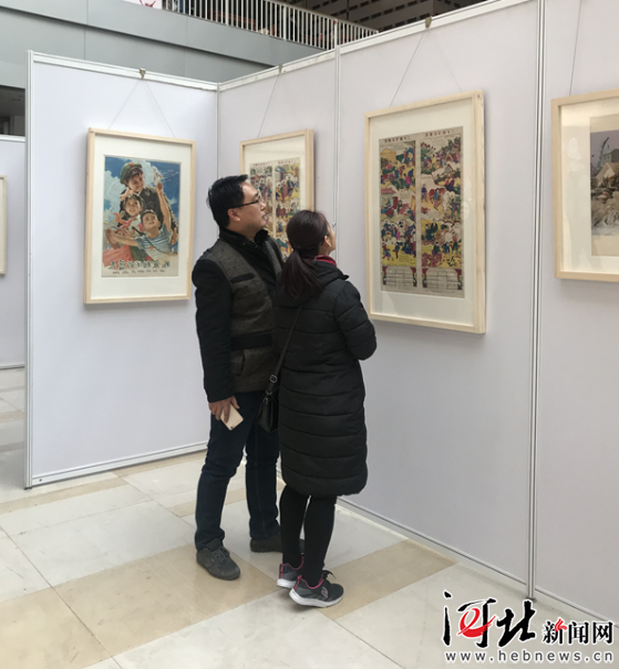 “我爱你 中国”迎新春年画展在河北省图书馆开展