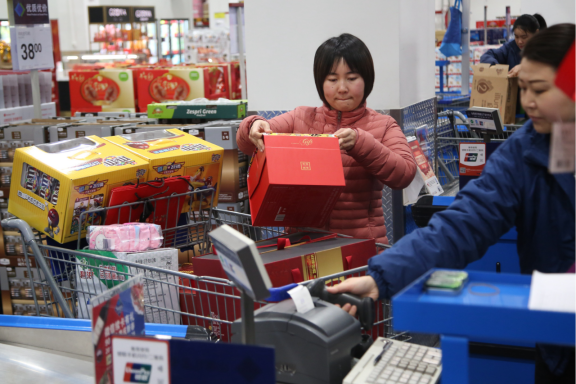 （供稿 企业列表 三吴大地南京 移动版）南京山姆会员店年货销售旺景提前到来